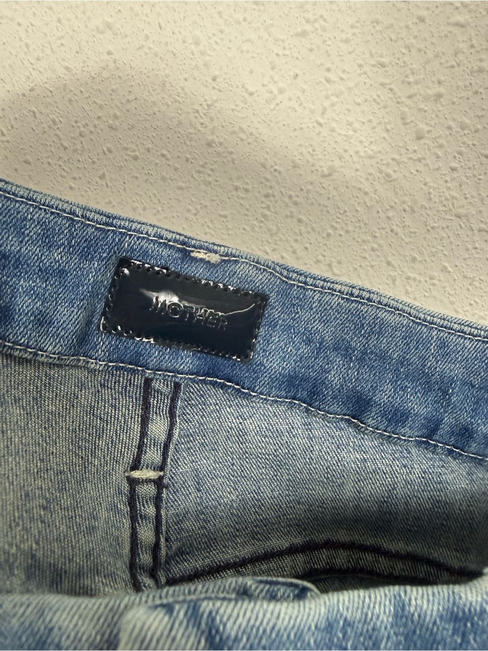 Mother THE LOOKER STEP ANKLE FRAY JEAN in Where There’s Smoke Sz 27 - Picture 6 of 8
